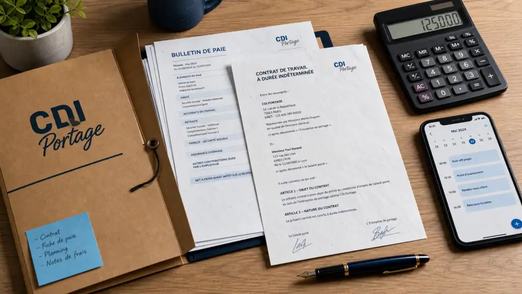Portage salarial cdi : CDI, paie et contrat