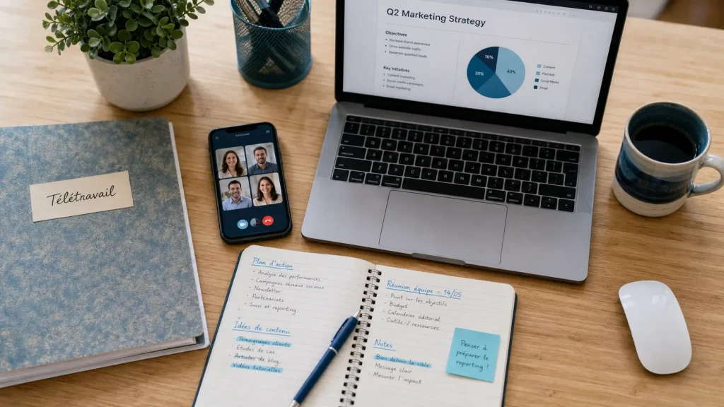 Quels métiers se font en télétravail : digital, support et création