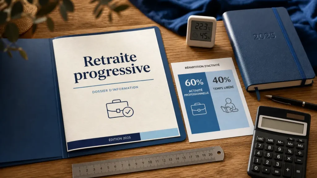 Retraite progressive dans la fonction publique : 50 % à 90 % de temps partiel, pension provisoire et pièges à vérifier