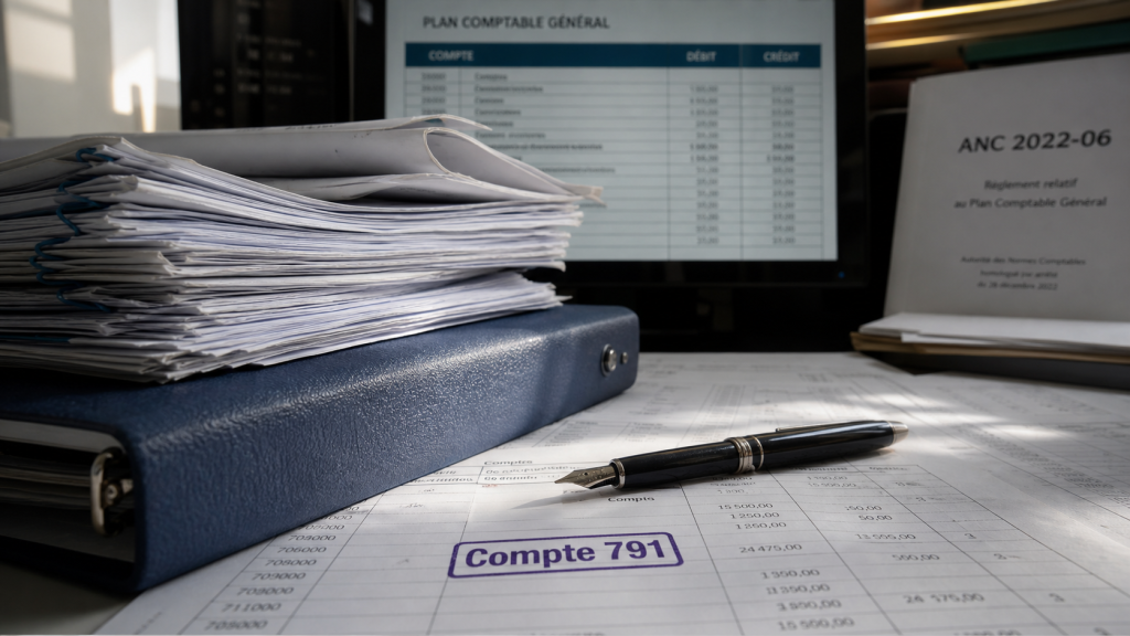 Transfert de charges d exploitation, compte 791