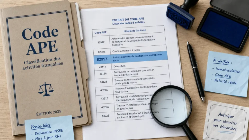 Code NAF conciergerie : pourquoi le 8299Z n’est pas toujours le bon choix