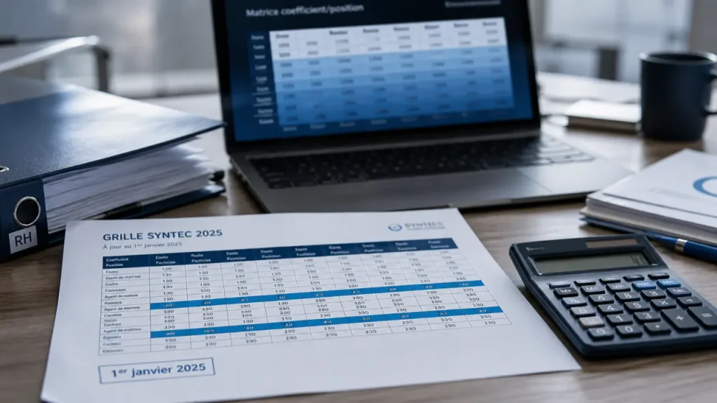Coefficient Syntec 2025 : lire la grille, les hausses et les points de vigilance RH