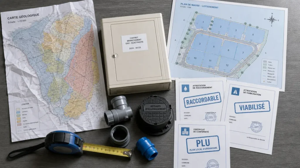 Terrain viabilisé : pourquoi 30 mètres de trop font grimper la facture