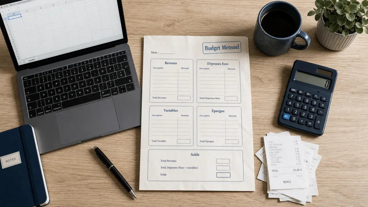 Feuille de budget mensuel vierge gratuit : modèle Excel, PDF ou Google Sheets