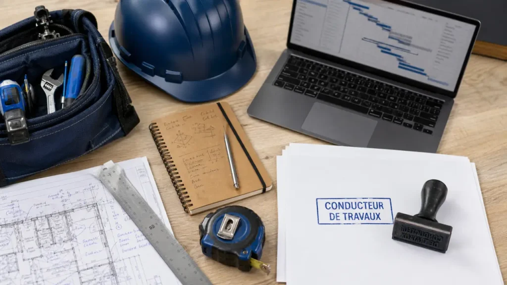 Budget, sécurité, réception : la fiche de poste conducteur de travaux sans zones floues