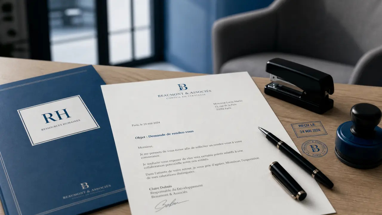 Lettre modele rupture conventionnelle : demande de rendez-vous