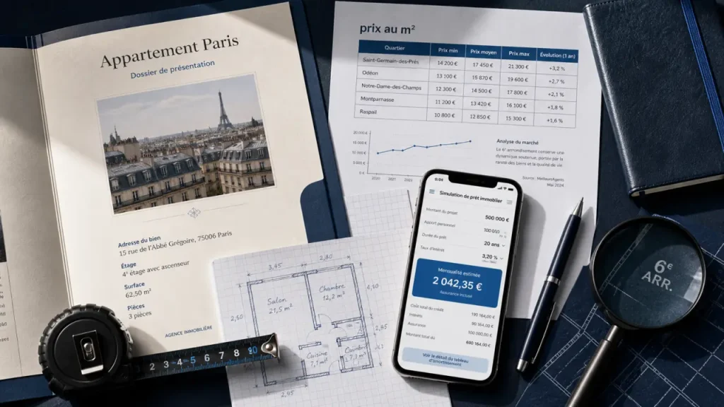 Appartement en vente à Paris : prix au m², quartiers et visites sans mauvaise surprise