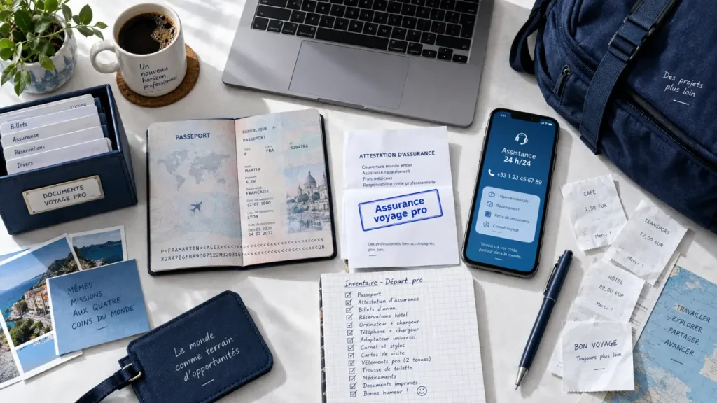 Assurance voyage professionnel : protégez vos soins, votre matériel et votre mission