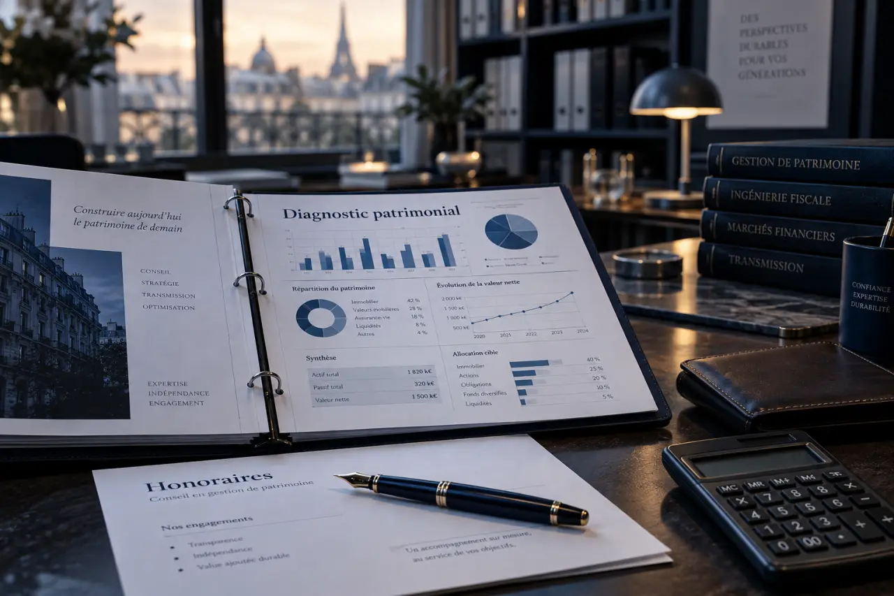 Conseiller en investissement financier Paris : diagnostic patrimonial au cabinet