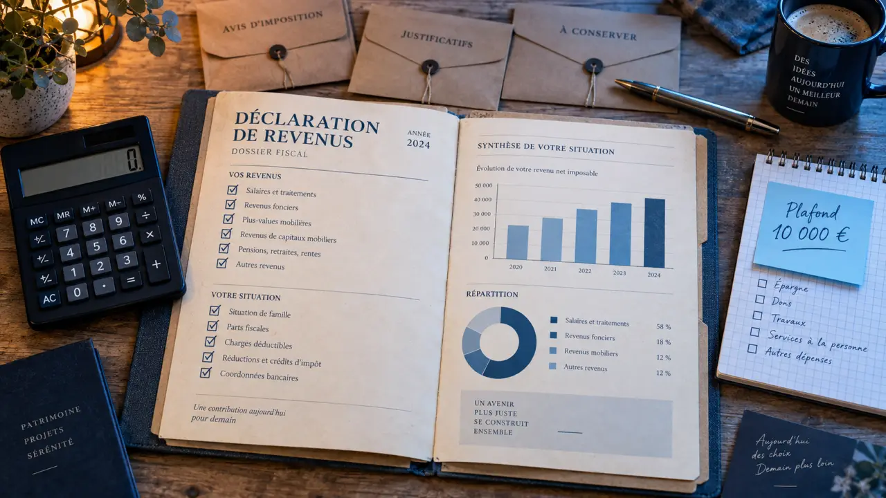 Défiscalisation financière : dossier fiscal, plafond 10 000 €, calculs