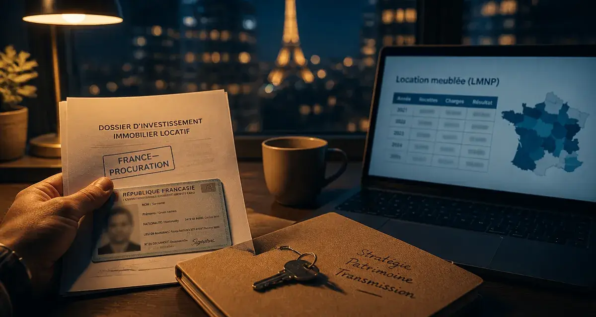 Investissement immobilier expatrié : procuration France et LMNP