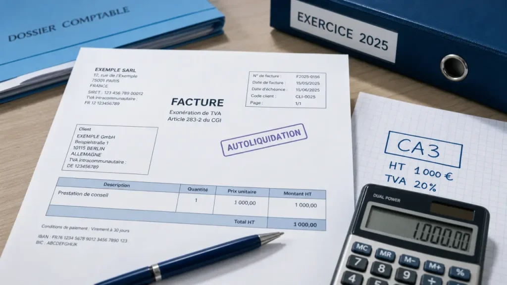 TVA sur achat intracommunautaire : autoliquidation, CA3 et pièges à éviter