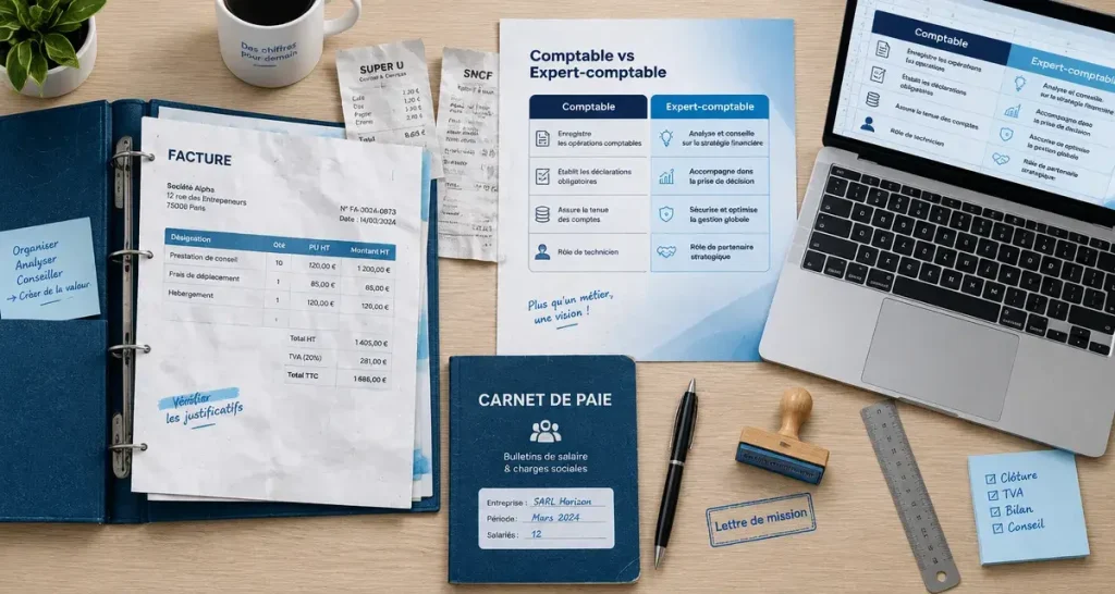 Comptable et expert-comptable n’ont pas les mêmes missions ni le même statut