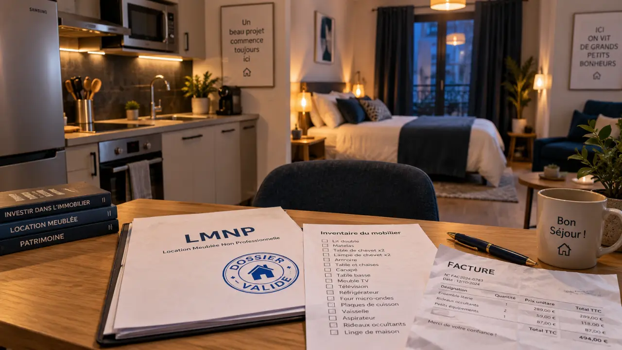 Dispositif LMNP : 23 000 €, régime réel, appartement prêt à louer