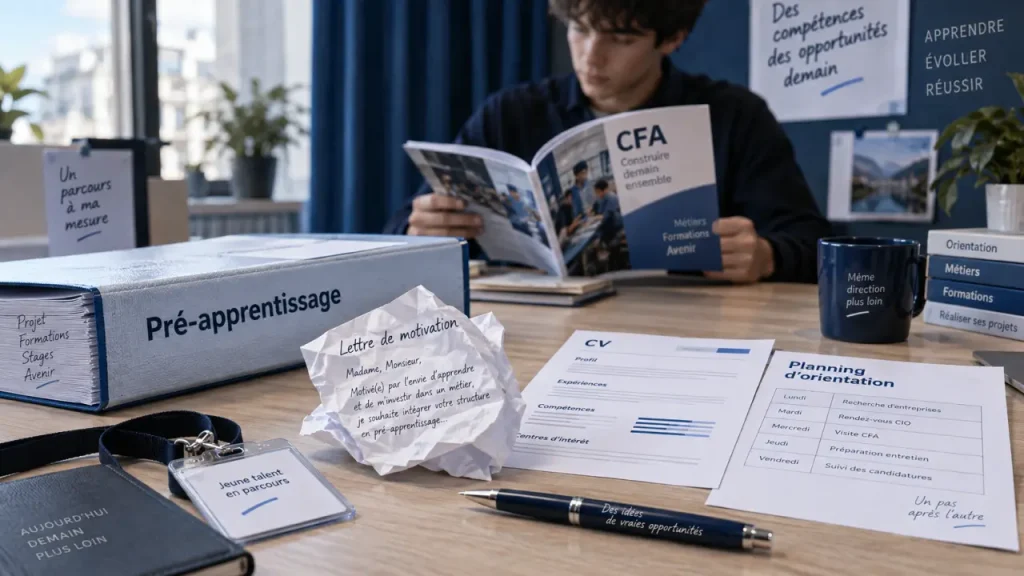 Le pré-apprentissage prépare un choix de métier avant le contrat